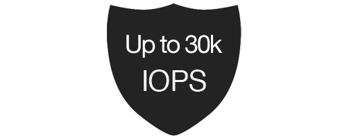 Up to 30k IOPS