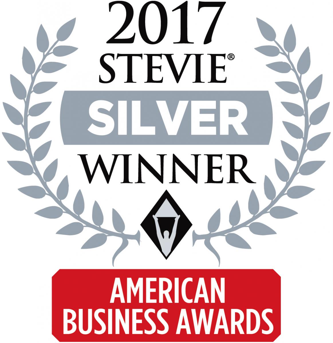 Stevie Silver Award Winner 2017
