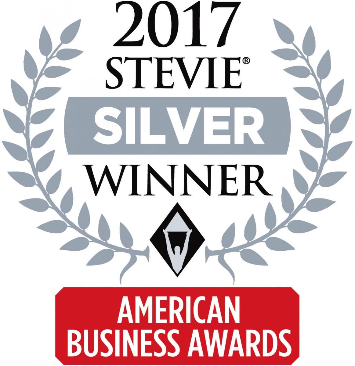 Stevie Silver Award Winner 2017